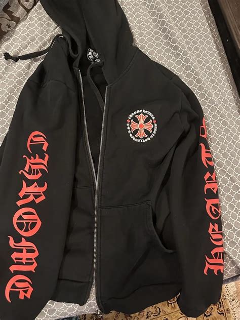 chrome hearts zip up replica|Chrome Hearts Zip Up .